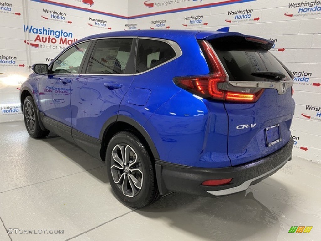 2020 CR-V EX-L AWD - Aegean Blue Metallic / Black photo #6