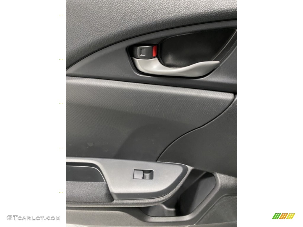 2020 Civic LX Hatchback - Polished Metal Metallic / Black photo #17