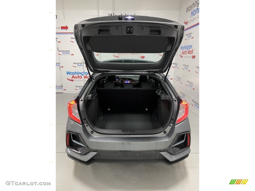 2020 Civic LX Hatchback - Polished Metal Metallic / Black photo #20