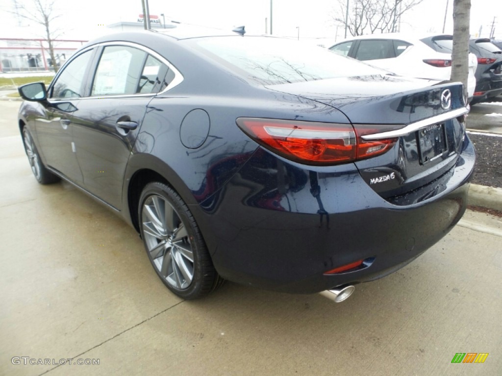 2020 Mazda6 Grand Touring - Deep Crystal Blue Mica / Black photo #5