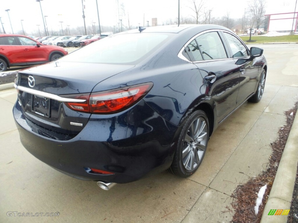 2020 Mazda6 Grand Touring - Deep Crystal Blue Mica / Black photo #7