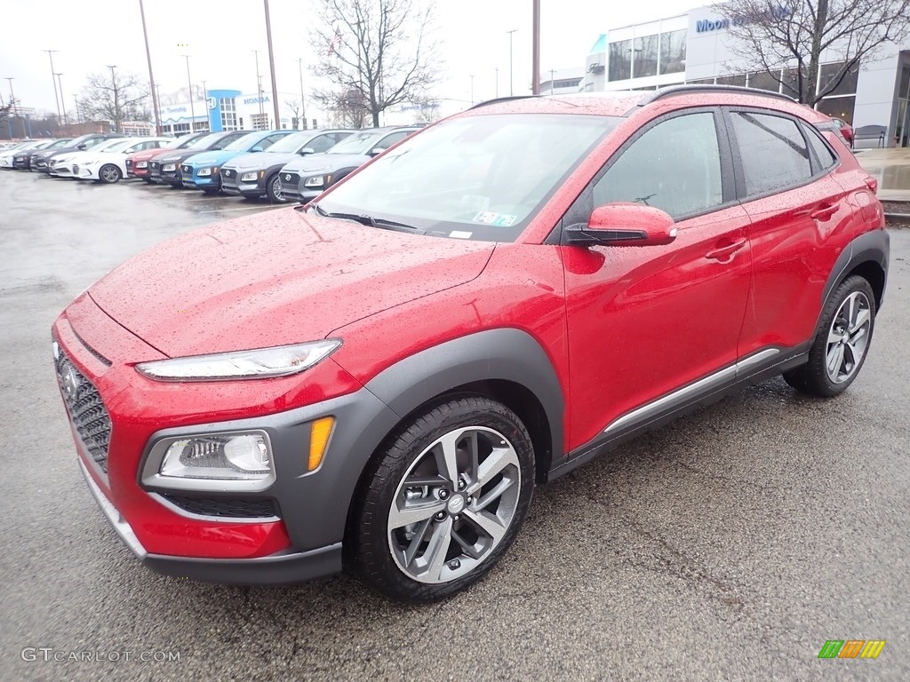 Pulse Red 2020 Hyundai Kona Ultimate AWD Exterior Photo #137166742