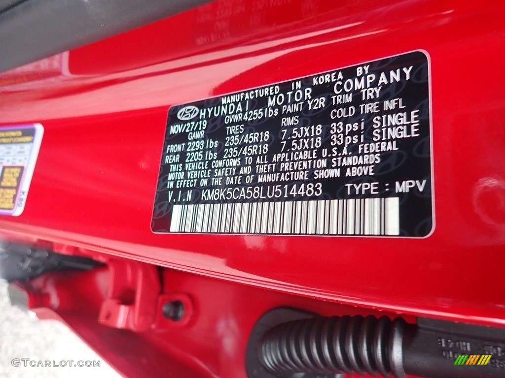 2020 Kona Color Code Y2R for Pulse Red Photo #137166907