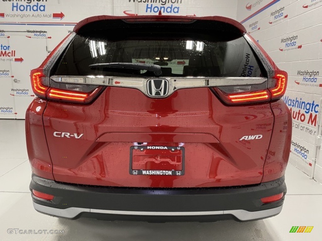 2020 CR-V EX AWD - Radiant Red Metallic / Gray photo #7