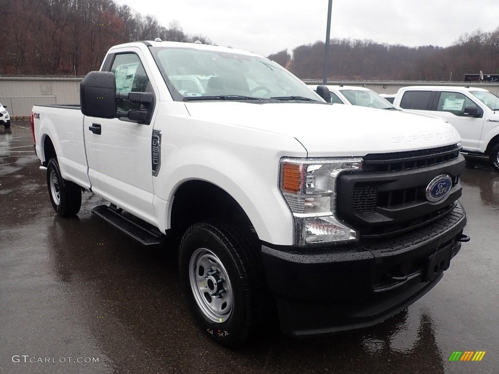 Oxford White 2020 Ford F250 Super Duty XL Regular Cab 4x4 Exterior Photo #137169370