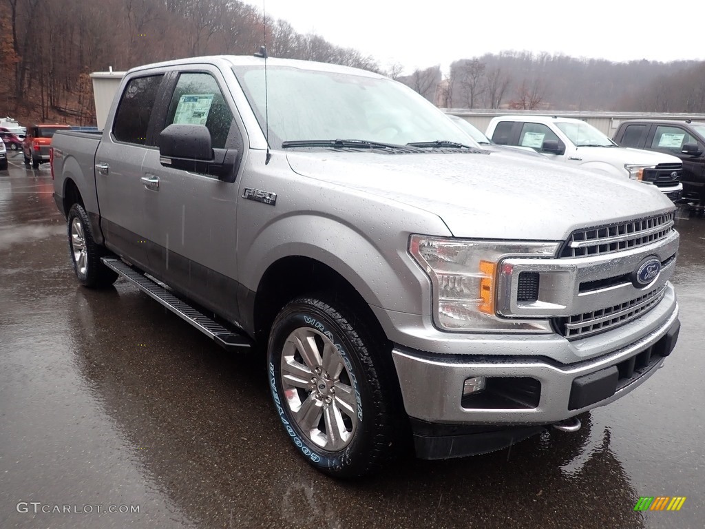 2020 F150 XLT SuperCrew 4x4 - Iconic Silver / Medium Earth Gray photo #3