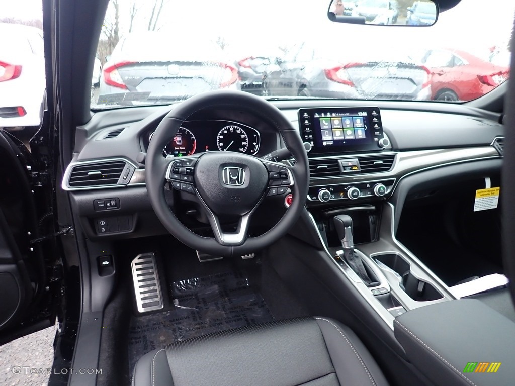 2020 Honda Accord Sport Sedan Black Dashboard Photo #137170531