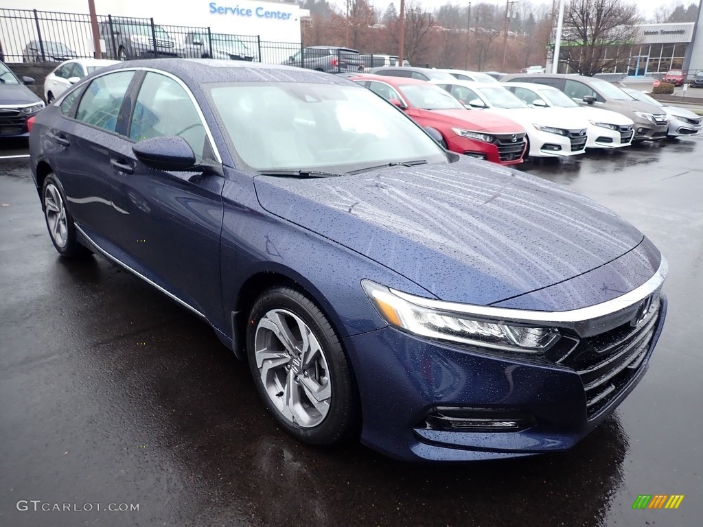 2020 Accord EX Sedan - Obsidian Blue Pearl / Gray photo #5