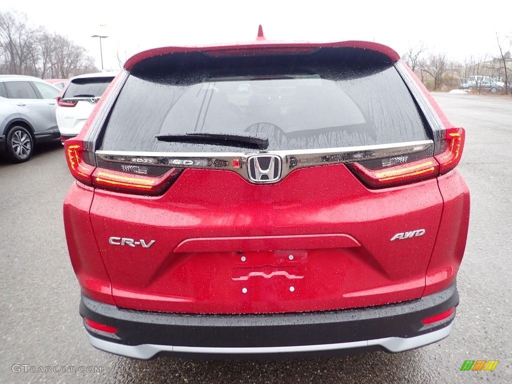 2020 CR-V EX AWD - Radiant Red Metallic / Gray photo #3