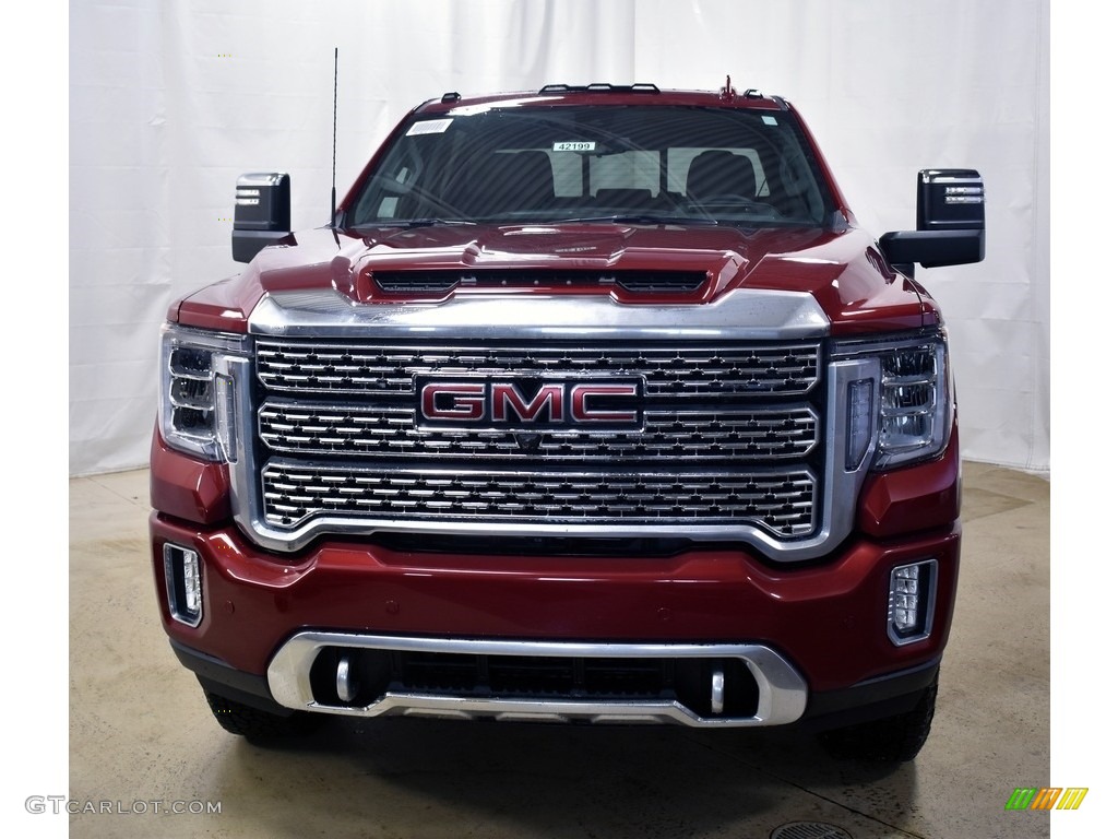 2020 Sierra 2500HD Denali Crew Cab 4WD - Red Quartz Tintcoat / Jet Black photo #12