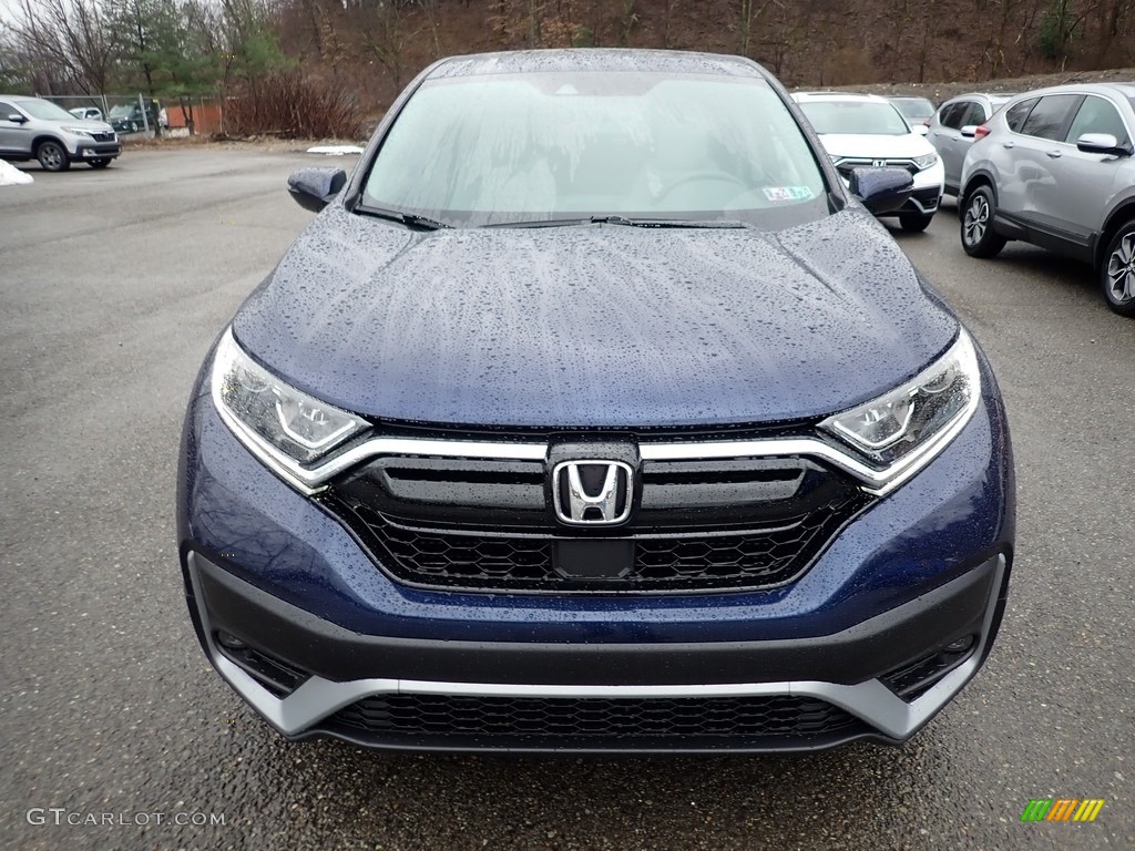 2020 CR-V EX-L AWD - Obsidian Blue Pearl / Gray photo #6