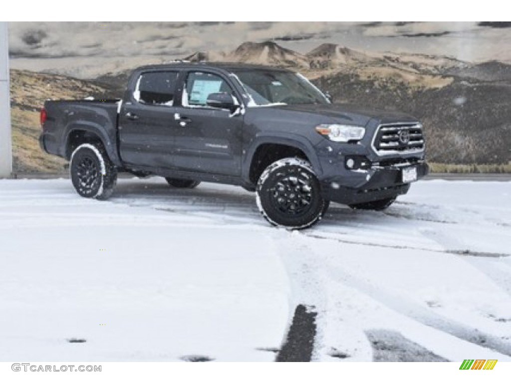 2020 Tacoma SR5 Double Cab 4x4 - Magnetic Gray Metallic / Cement photo #1