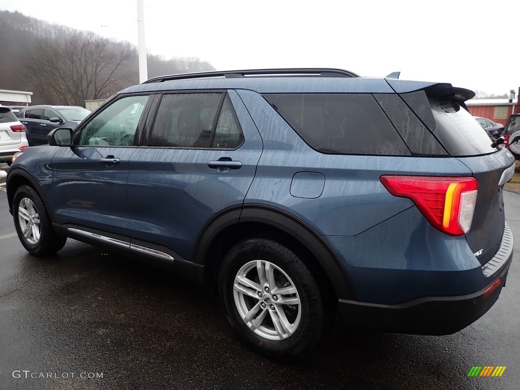 2020 Explorer XLT 4WD - Blue Metallic / Ebony photo #6