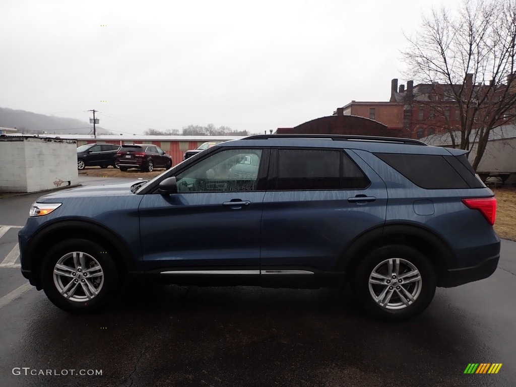 2020 Explorer XLT 4WD - Blue Metallic / Ebony photo #7