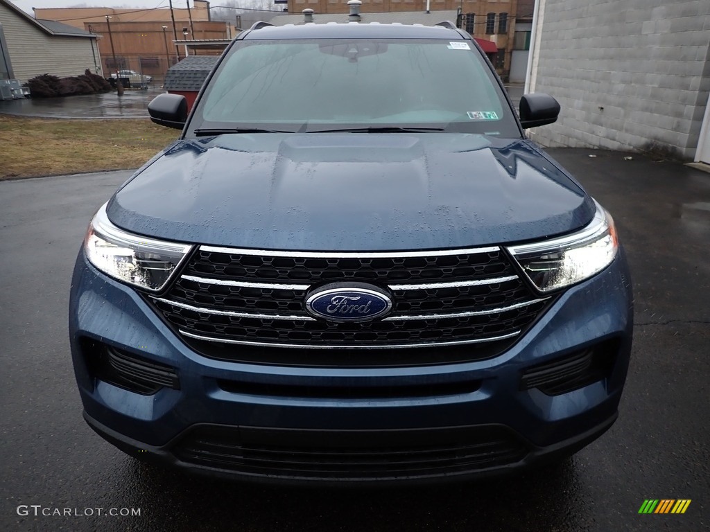 2020 Explorer XLT 4WD - Blue Metallic / Ebony photo #9