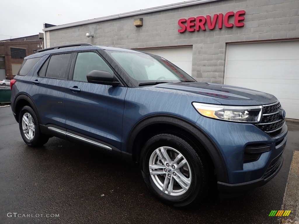 2020 Explorer XLT 4WD - Blue Metallic / Ebony photo #10