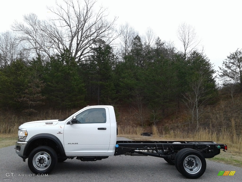 Bright White 2020 Ram 5500 Tradesman Regular Cab 4x4 Chassis Exterior Photo #137176039