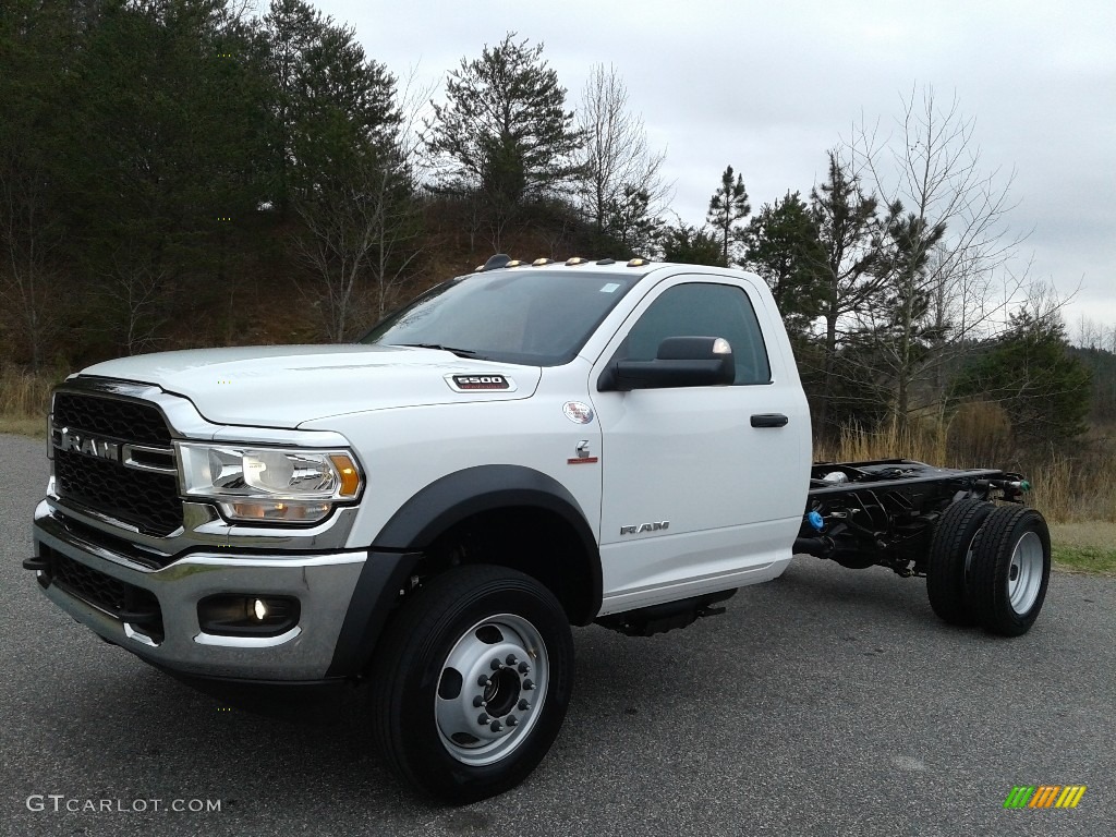 2020 5500 Tradesman Regular Cab 4x4 Chassis - Bright White / Black/Diesel Gray photo #2