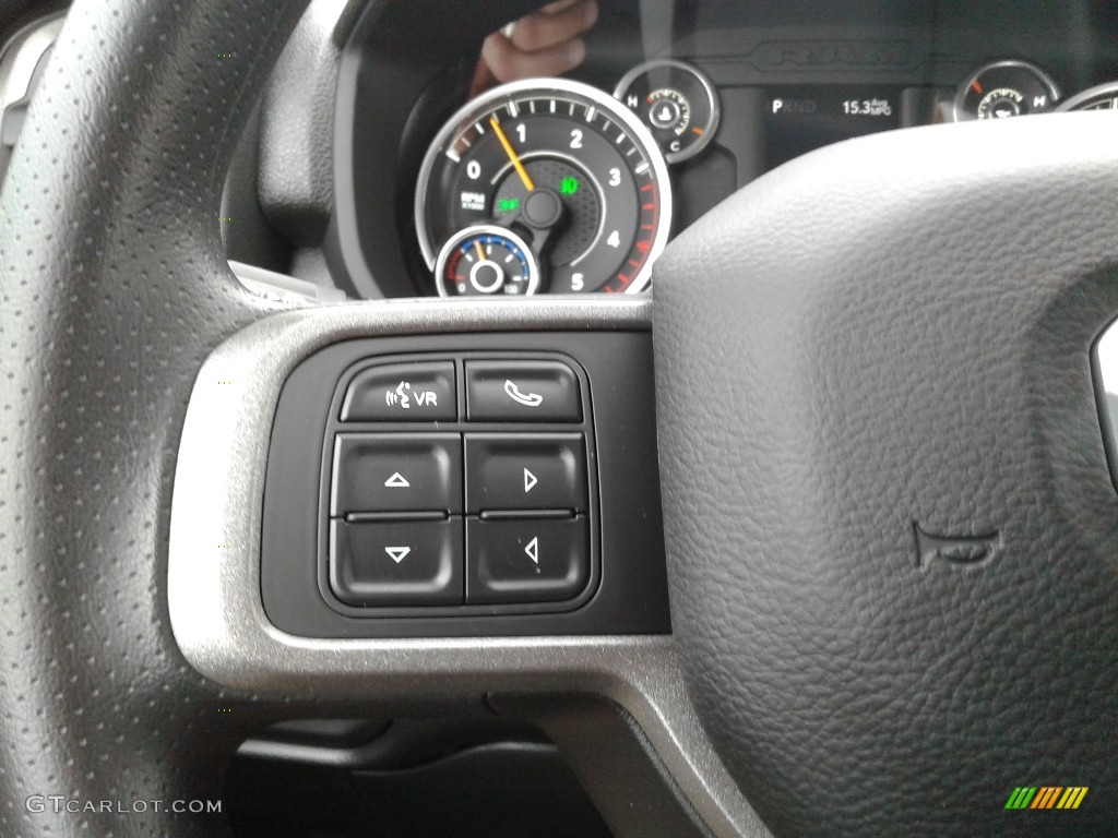 2020 Ram 5500 Tradesman Regular Cab 4x4 Chassis Black/Diesel Gray Steering Wheel Photo #137176174