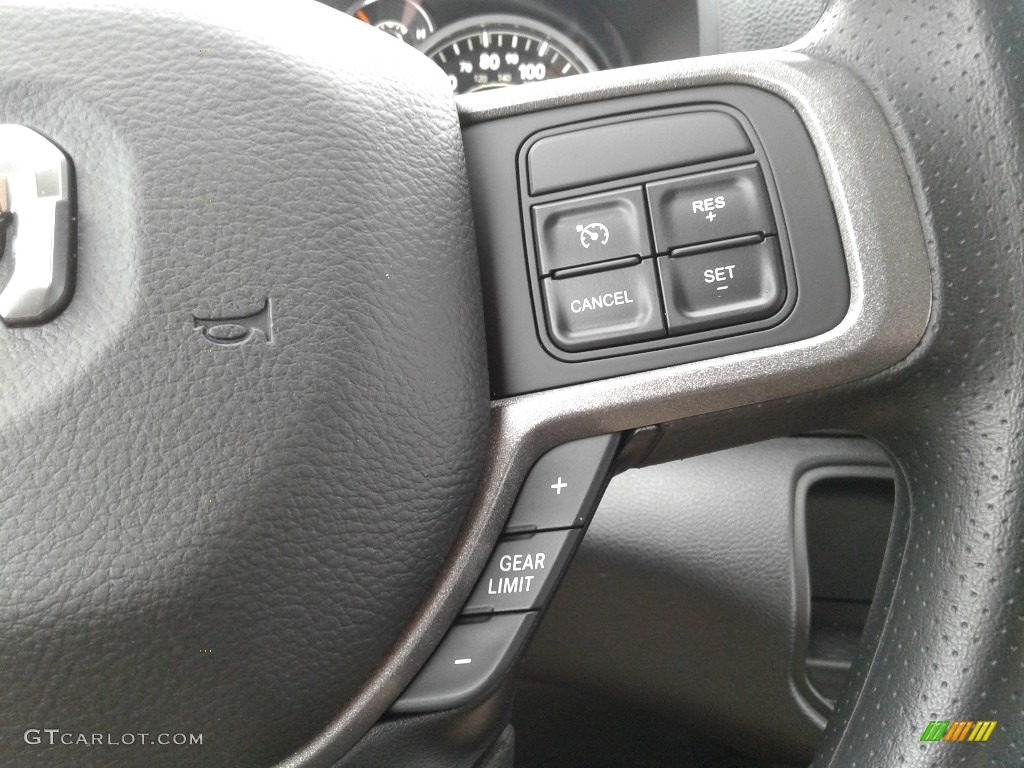 2020 Ram 5500 Tradesman Regular Cab 4x4 Chassis Black/Diesel Gray Steering Wheel Photo #137176184