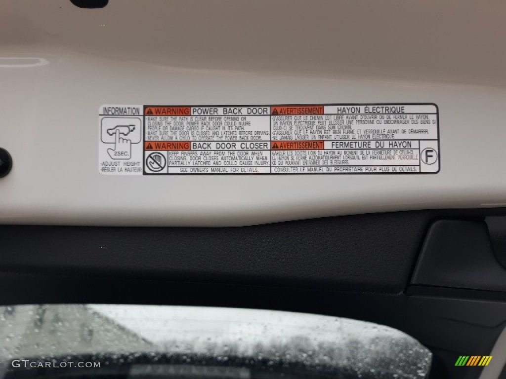 2020 Toyota RAV4 XSE AWD Hybrid Info Tag Photos