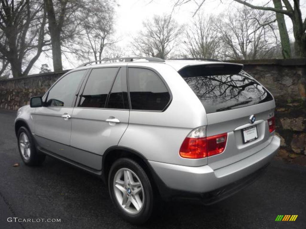 2005 X5 4.4i - Titanium Silver Metallic / Black photo #4