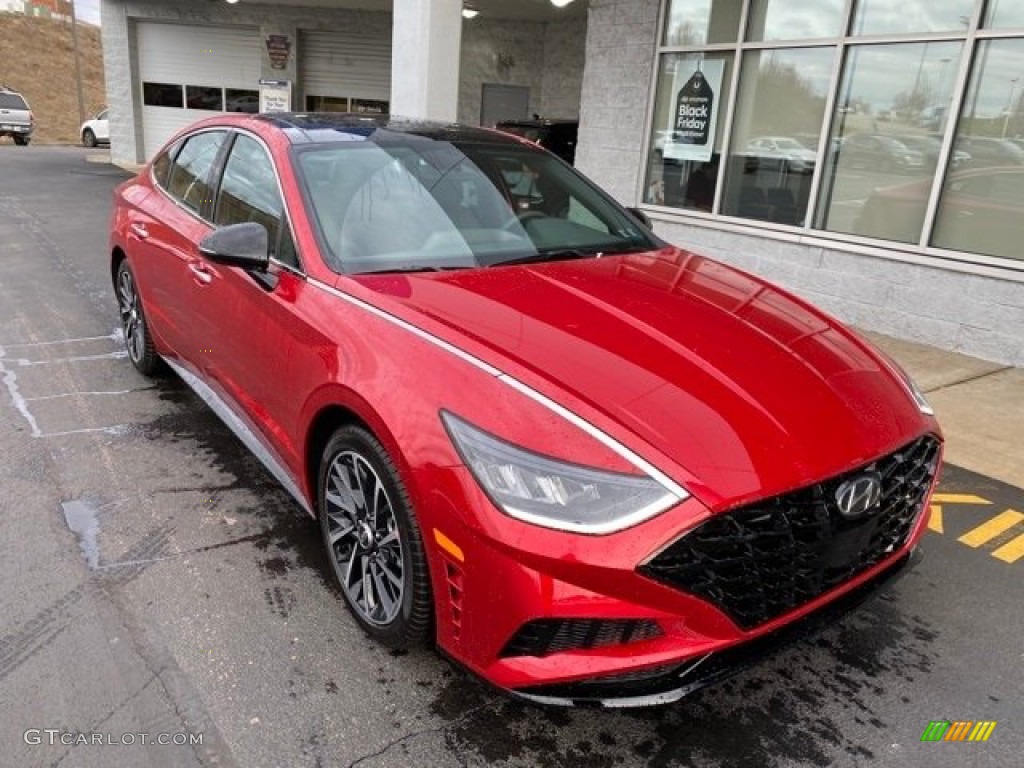 2020 Sonata SEL - Calypso Red / Black photo #1