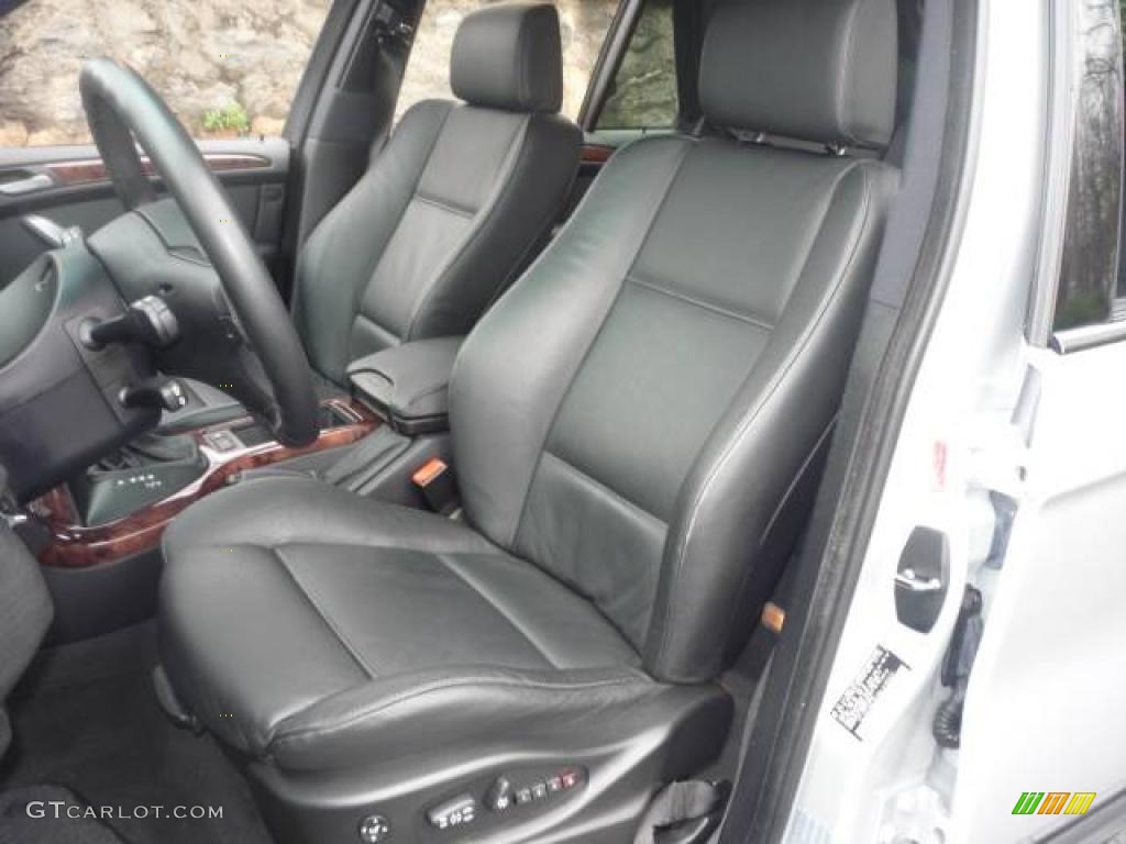 2005 X5 4.4i - Titanium Silver Metallic / Black photo #5