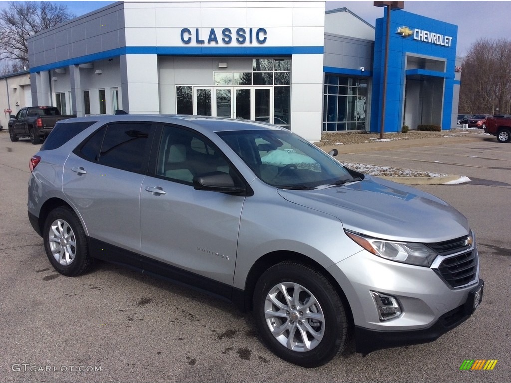 2020 Equinox LS - Silver Ice Metallic / Ash Gray photo #1