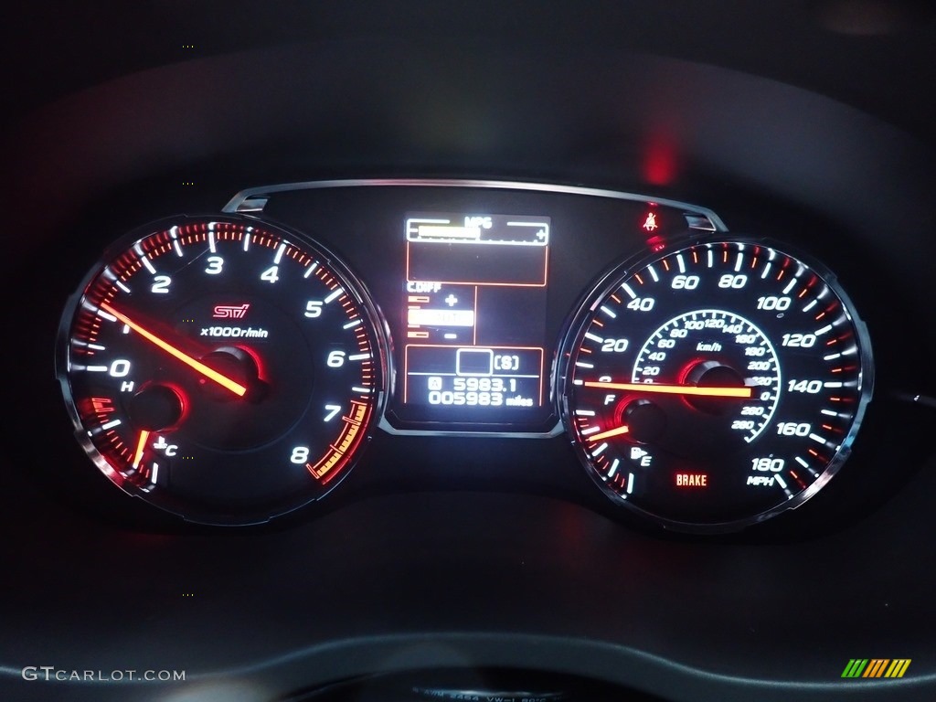 2019 Subaru WRX STI Gauges Photo #137180607