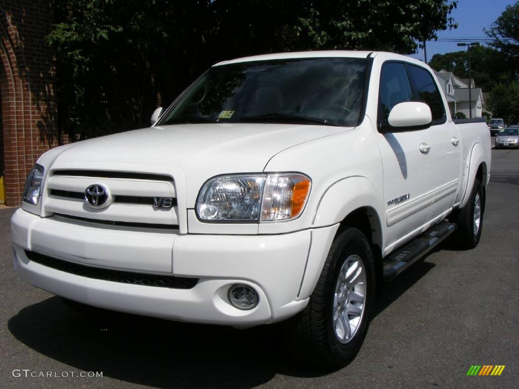 2006 Tundra Limited Double Cab - Natural White / Dark Gray photo #1