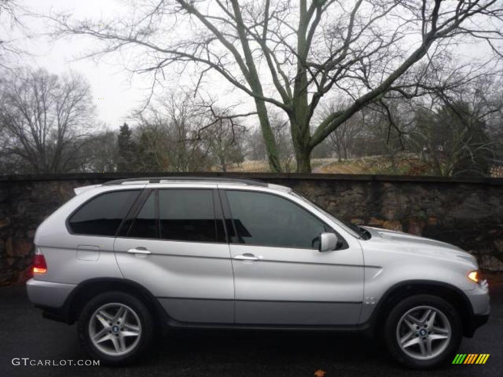 2005 X5 4.4i - Titanium Silver Metallic / Black photo #11