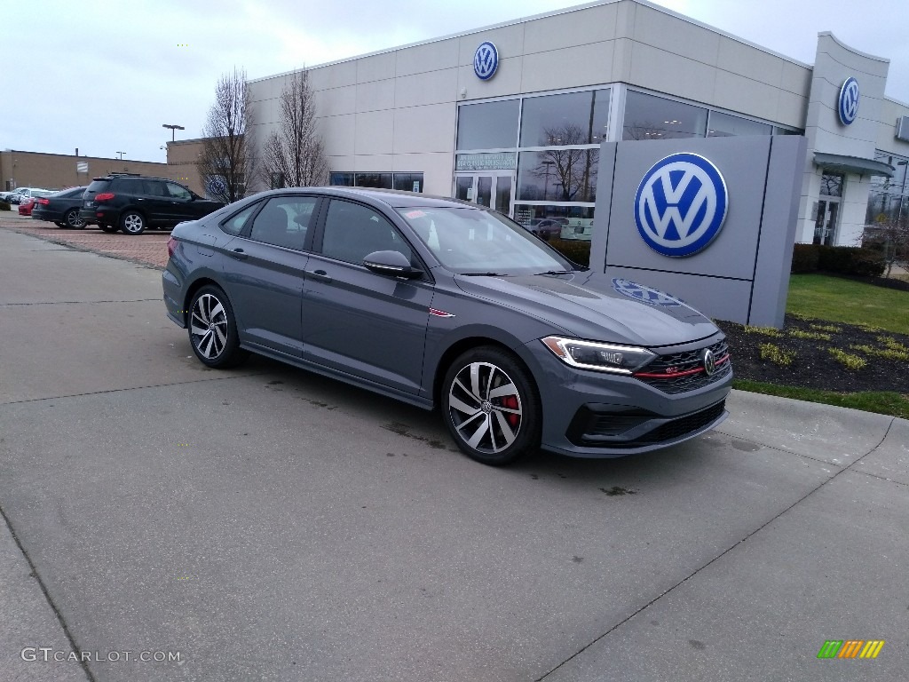 Pure Gray 2020 Volkswagen Jetta GLI Autobahn Exterior Photo #137183034