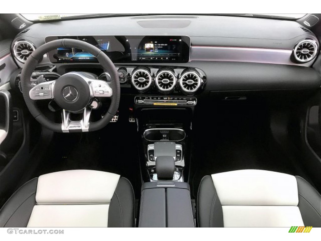 2020 Mercedes-Benz CLA AMG 35 Coupe Neva Gray/Black Dashboard Photo #137191554