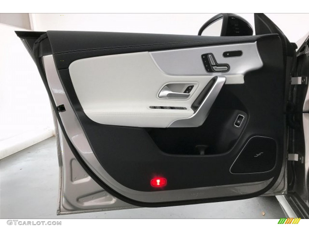 2020 Mercedes-Benz CLA AMG 35 Coupe Neva Gray/Black Door Panel Photo #137191647