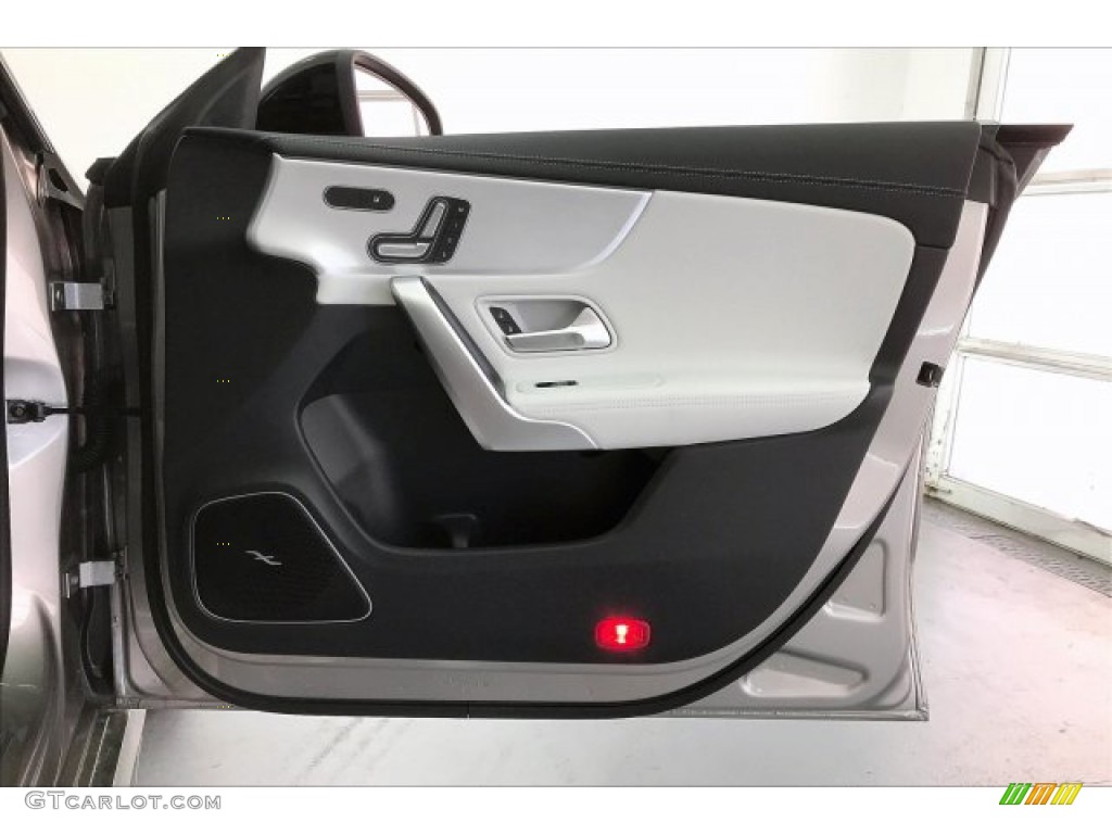 2020 Mercedes-Benz CLA AMG 35 Coupe Neva Gray/Black Door Panel Photo #137191695