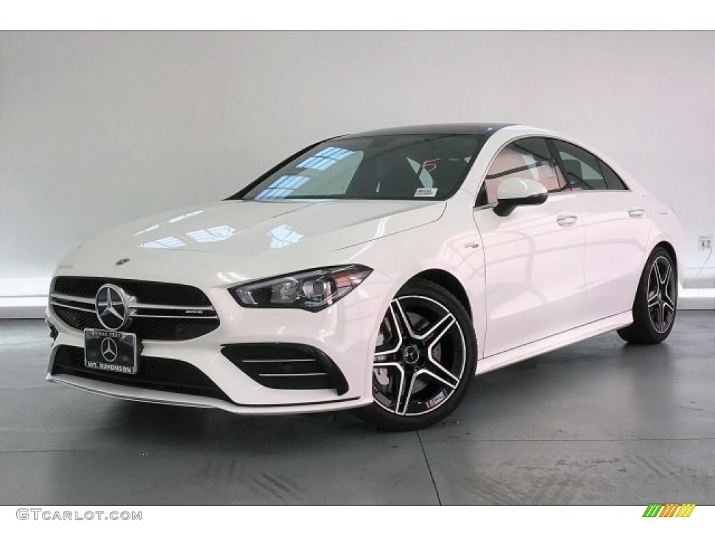 Polar White 2020 Mercedes-Benz CLA AMG 35 Coupe Exterior Photo #137191848
