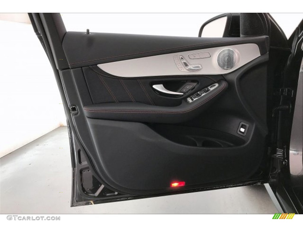 2020 Mercedes-Benz GLC AMG 43 4Matic Black Door Panel Photo #137192283