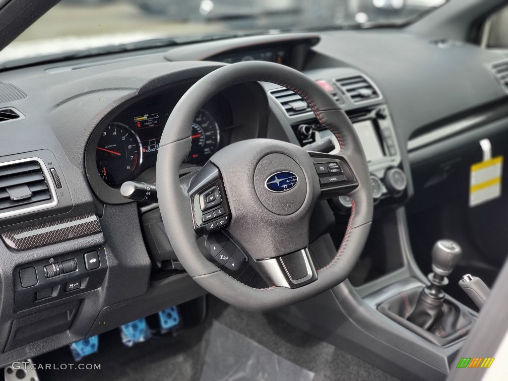 2020 Subaru WRX Standard WRX Model Carbon Black Steering Wheel Photo #137194824
