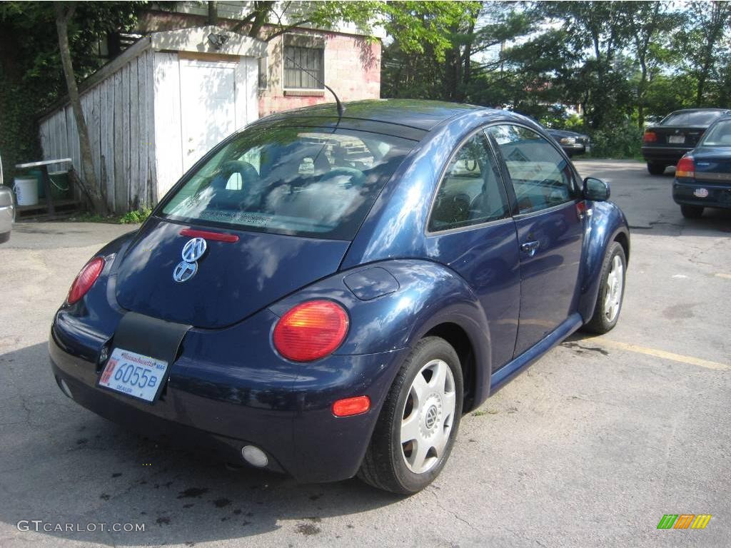 2001 New Beetle GLS 1.8T Coupe - Batik Blue Metallic / Light Grey photo #2