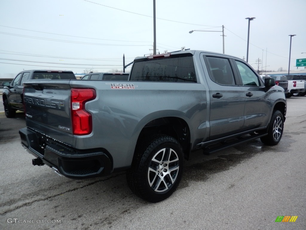 2020 Silverado 1500 Custom Trail Boss Crew Cab 4x4 - Satin Steel Metallic / Jet Black photo #4