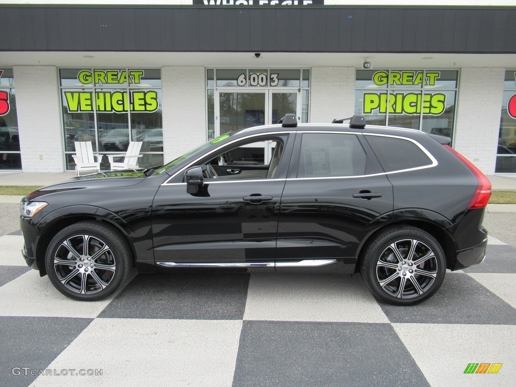 2019 XC60 T5 AWD Inscription - Onyx Black Metallic / Blonde photo #1