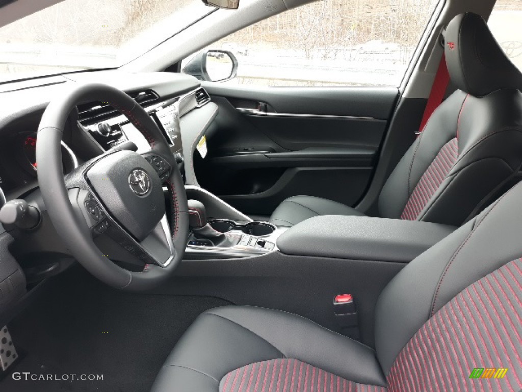 2020 Camry TRD - Wind Chill Pearl / Black/Red photo #26