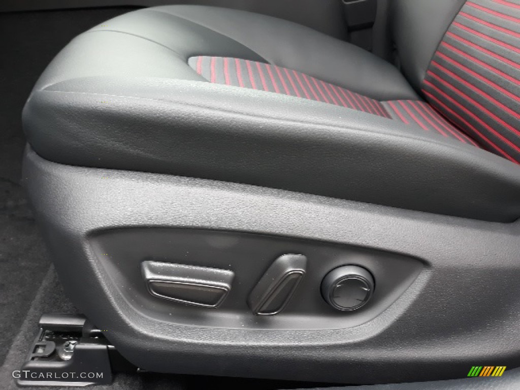 2020 Camry TRD - Wind Chill Pearl / Black/Red photo #29
