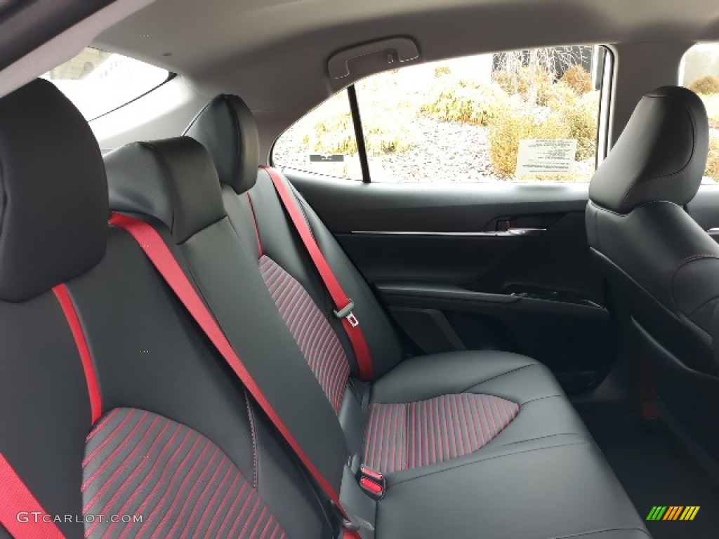 2020 Camry TRD - Wind Chill Pearl / Black/Red photo #39