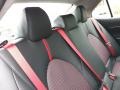 2020 Toyota Camry Black/Red Interior Rear Seat Photo