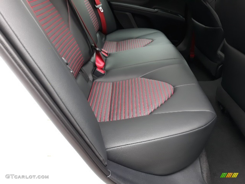 2020 Camry TRD - Wind Chill Pearl / Black/Red photo #41