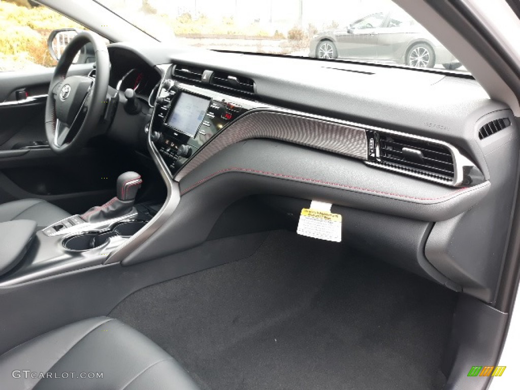 2020 Camry TRD - Wind Chill Pearl / Black/Red photo #43