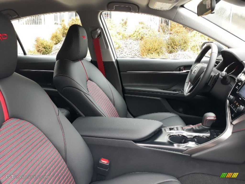 Black/Red Interior 2020 Toyota Camry TRD Photo #137203191