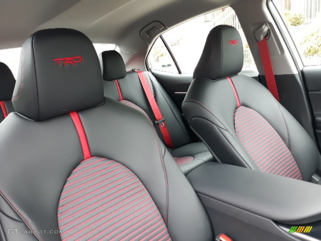 Black/Red Interior 2020 Toyota Camry TRD Photo #137203209